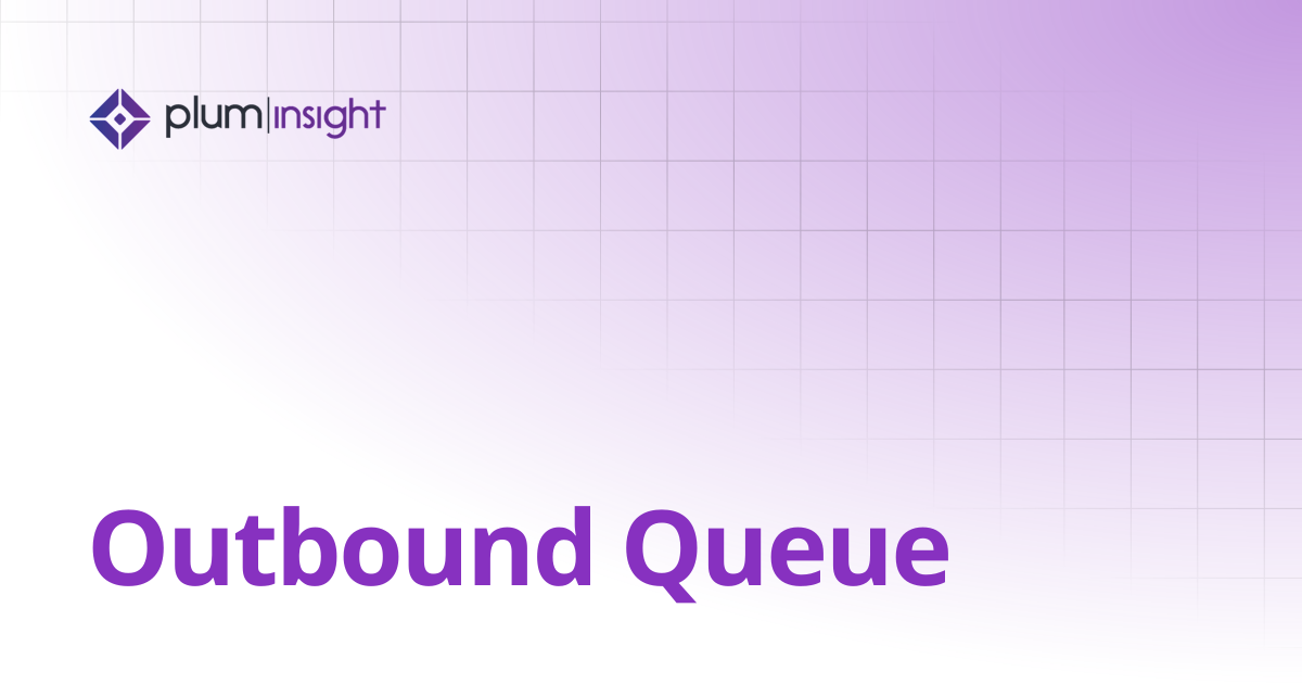 Outbound Queue | Plum Insight Documentation